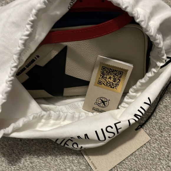 Golden Goose star bag hammered leather Body star and shoulder strap block - Picture 10 of 11